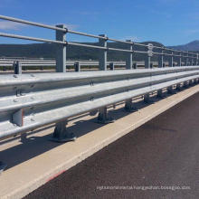 Highway galvanized guardrail traffic crash barrier terminal end for go kart with bridge crash barrier